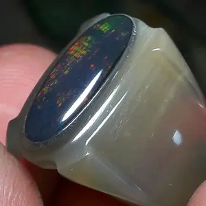 Kalimaya Banten Ring tanduk kerbau bule