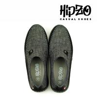 Gambar SEPATU HIPZO Slip On Pria Terbaru M038 Sepatu kerja Casual Cowok Flat Shoes Kasual - HITAM, 40 dari Joemen_leather Kab. Mojokerto 3 Tokopedia