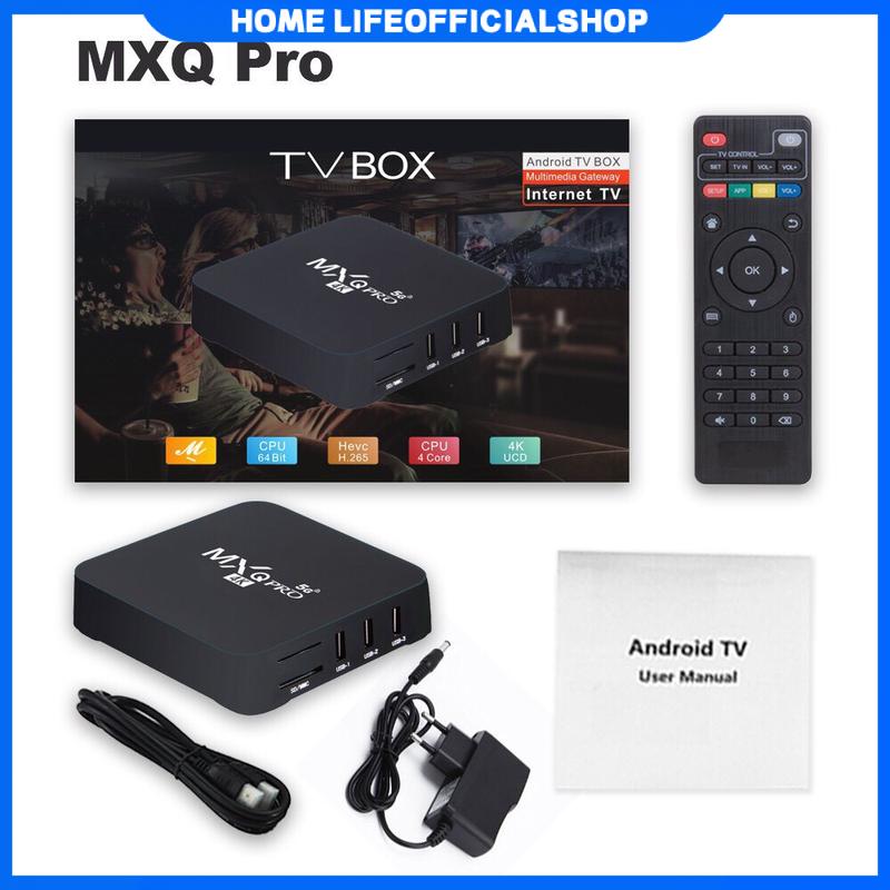 Android TV Box MXQ PRO 4K bản 8G+128GB Tiếng Việt Wifi 5G, Android 11.1 Đã cài…