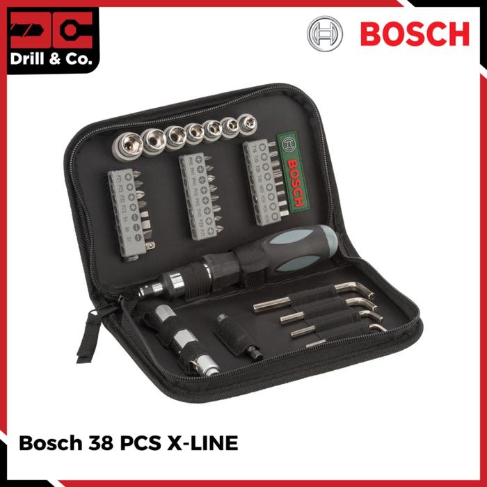 Gambar Bosch 38 Pcs X-Line Screwdriver Set / Mata Obeng Set 38Pcs dari Drill&Co Kota Administrasi Jakarta Barat Tokopedia