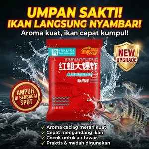 Serbuk Cacing Merah Asli Umpan Pancing Ikan Galatama & Harian, Siap Pakai & Praktis Cocok Untuk Segala Ikan 30g