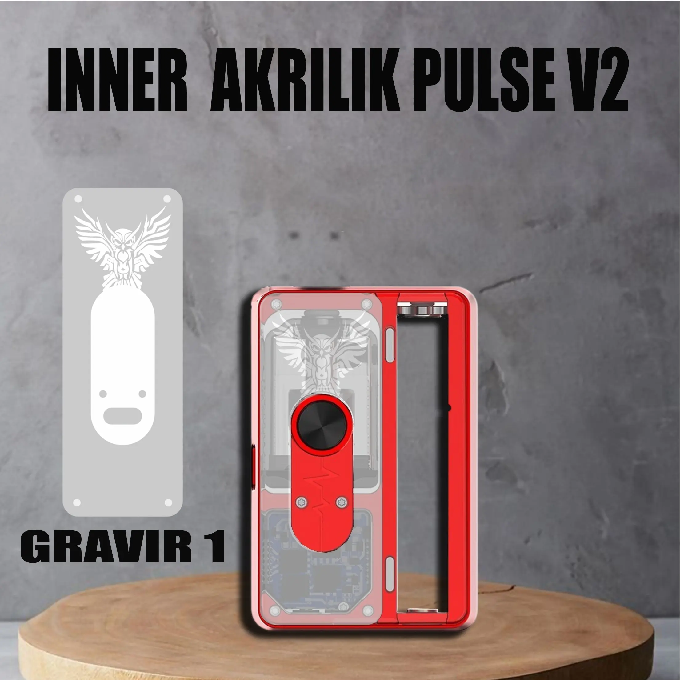 Panel Inner Pulse V2 Akrilik Clear-Piryanza Store