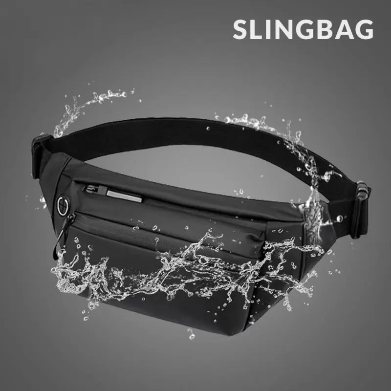 X-PRO Tas Selempang Slingbag Pria Wanita High Class Waistbag Pria Terbaru Anti Air Best Model Cowok Pinggang