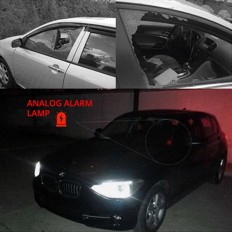 Car Solar Powered Security Dummy Alarm Wireless Warning Anti-Theft Caution Lamps LED Flashing Imitation Decorative Lights 8