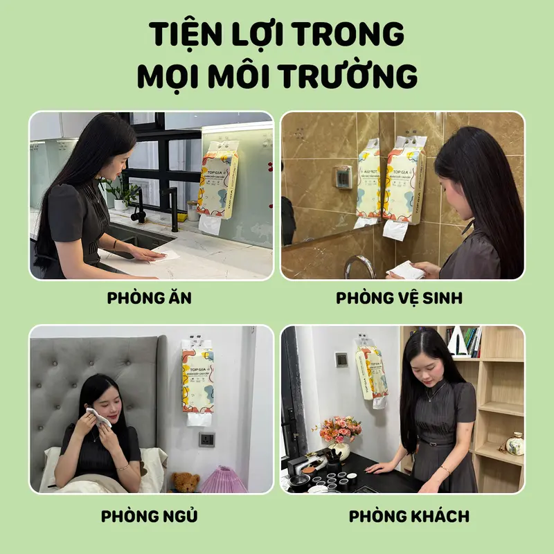 Product Introduction of (GIẤY SIÊU TO, KHỔNG LỒ) COMBO 6 bịch khăn giấy CỠ ĐẠI đa sắc treo tường (tặng móc treo tường) Giấy Ăn rút an toàn lành tính, giấy rút đa năng treo tường ĐẠT QUY CHUẨN CỦA BỘ CÔNG THƯƠNG - ĐA KHO (DS) Khăn giấy cao Khăn Giấy Rút 7