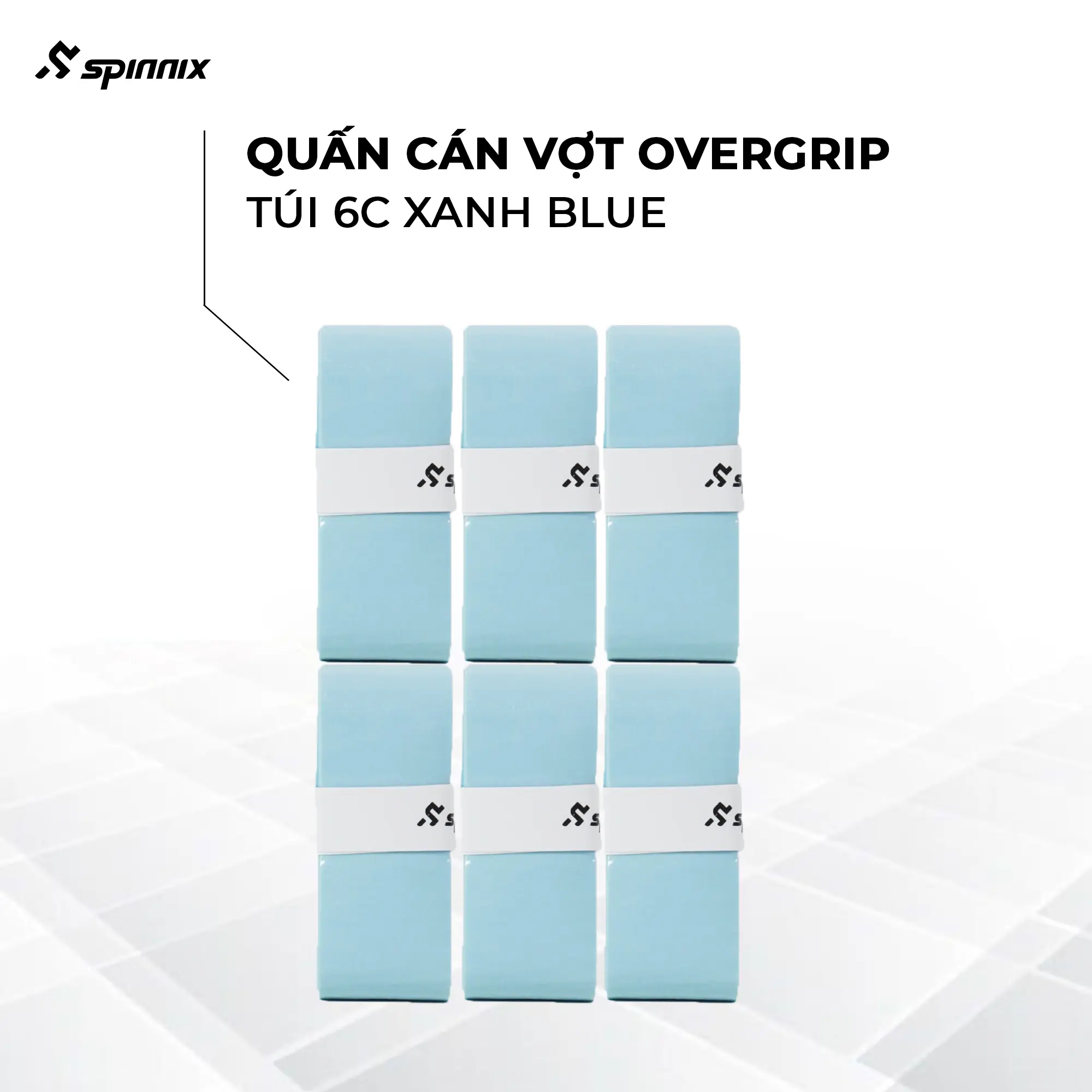 Túi 6c xanh blue