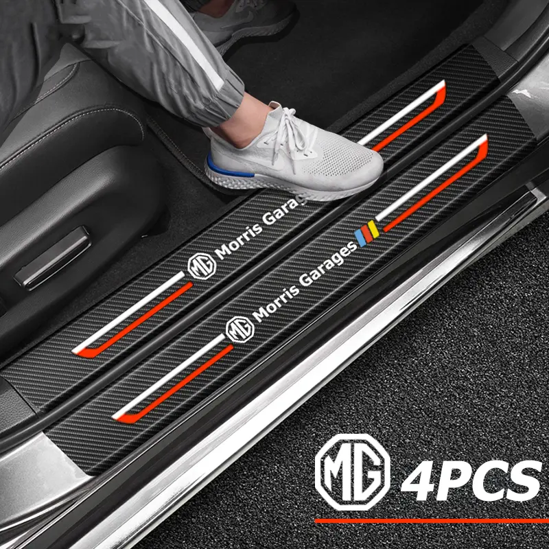 8pcs car threshold strip scratch resistant protective foot pedal trunk protective strip suitable for MG GS GT MG3 MG5 MG6 MG7 ZS HS