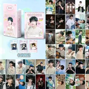 ( Khusus member China ) TFAMILY GEN4  GEN3 aktor dan aktris Photocard Hologram isi 50 pcs 2 sisi hologram