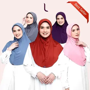 02. Kerudung bergo instan elzatta zaria casual Jilbab Wanita Spandex