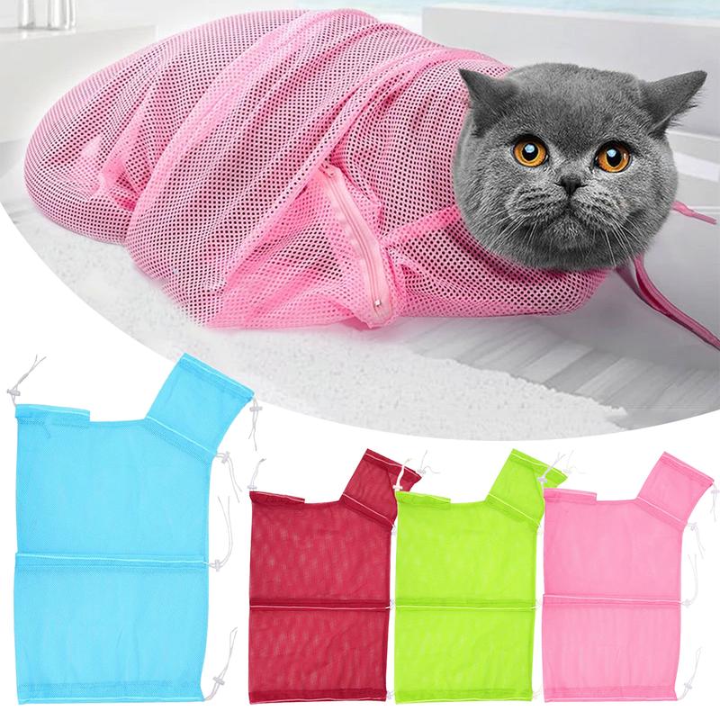 Cat bathing bag pet bathing nail clipper anti-scratch aid pe - TikTok ...