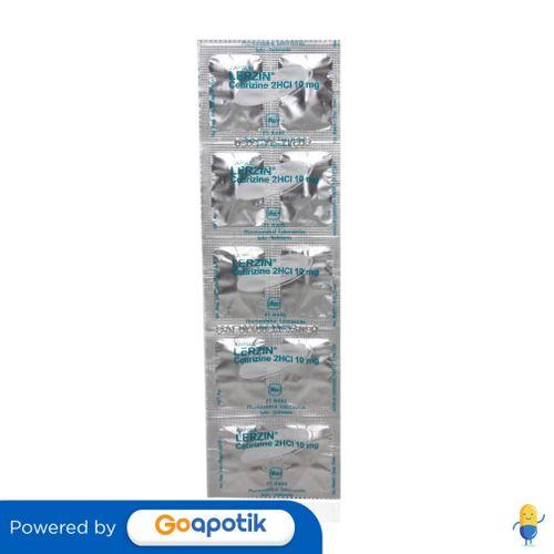 LERZIN 10 MG STRIP 10 KAPSUL
