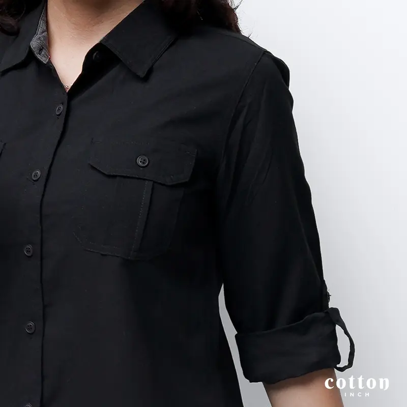 Cotton Inch - Panama Kemeja Basic Baju Atasan Katun 5