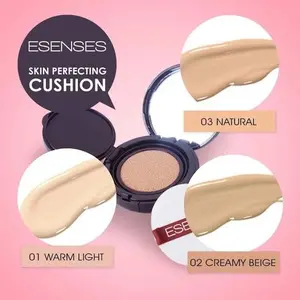 Esenses Cushion Refil - Skin Perfecting Cushion dengan Pilihan Warna 01 Warm Light, 02 Creamy Beige, dan 03 Natural