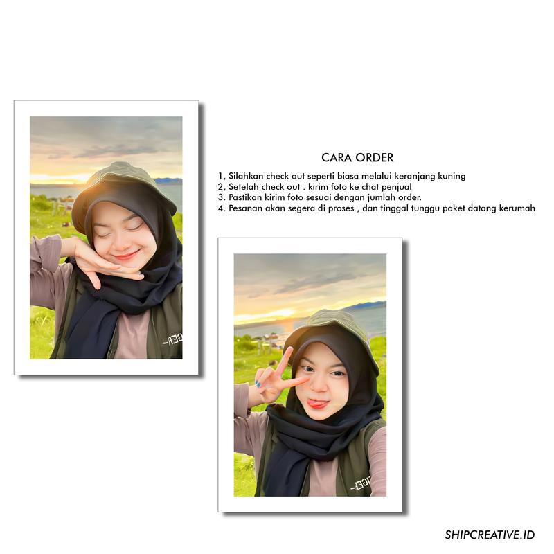PAKET 2PCS 20X30 (10R) CETAK FOTO DENGAN BINGKAI MDF Dinding Hadiah 3