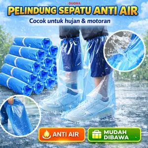 [COD] 10 Pasang Pelindung Sepatu Anti Air untuk Hujan | Sarung Sepatu Waterproof Praktis Dibawa | Cover Shoes