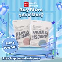 Gambar Miniso Women's Disposable Underwear Pakaian Dalam Wanita Women's Underwear 100% Katun Desain Elastis Individually Packed  5.0  137 penilaian 744 Sold - Perempuan L (5pcs) dari Miniso Lifestyle ID Kab. Karawang 1 Tokopedia