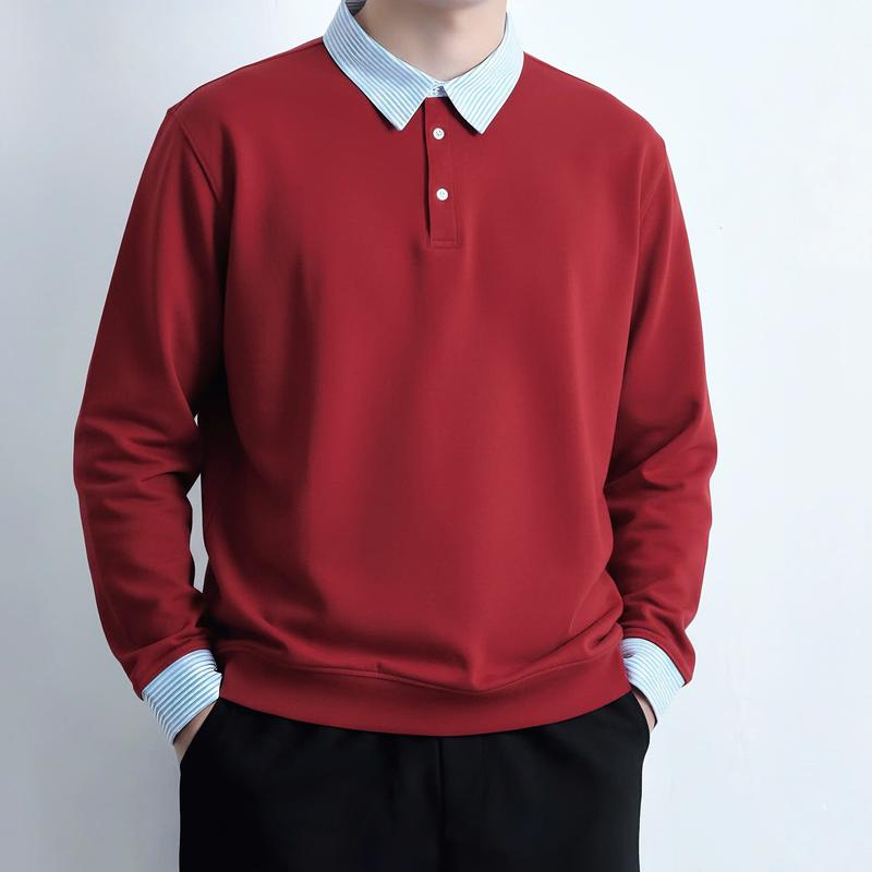   DEAL MỞ BÁN   Áo  sweater màu Đỏ DOKITO nỉ ép 2 da nam nữ unisex-GVW 