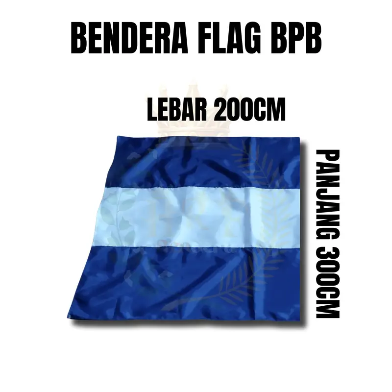 Bendera Plag Biru Putih Biru Jumbo Kualitas Terbaik Bebagai Macam Ukuran Buat Stadion Poliester Peles Grede A 2