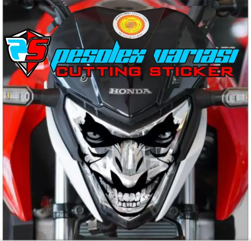 cutting sticker lampu depan motor verza||vixion|| cb150R #stiker lampu 0