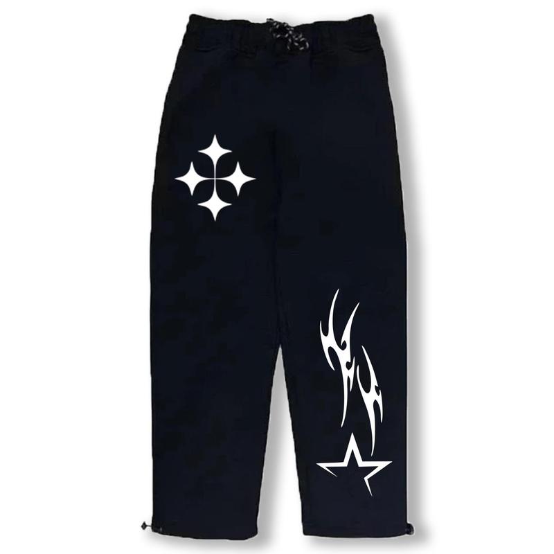 Celana Baggy Pants Pria Wanita Skenna Gombrong Fleece Tebal 0