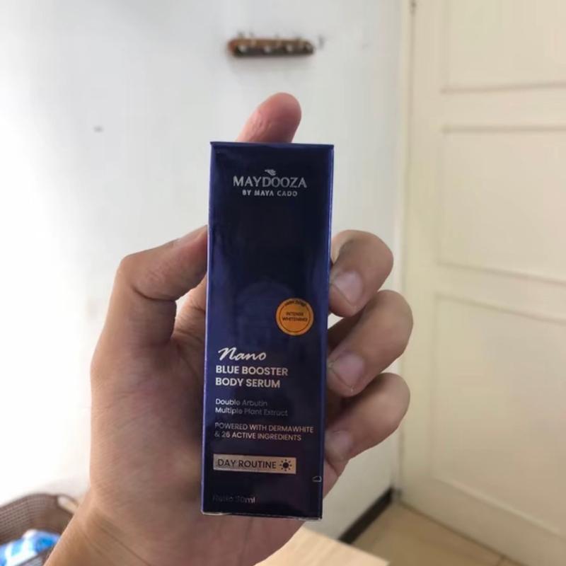 Maydooza - Serum Biru Nano Blue Booster Body Serum 30 ml Serum Day Routine 2