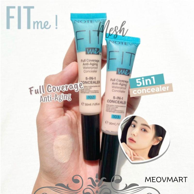 Concealer Foundation Fit Me BB Cream Make Up Matte Liquid Mineralize Anti-Aging Waterproof Cover Wajah KeringHitam YY023 0