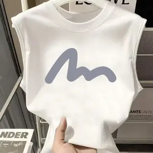 Rompi Musim Panas Baru 2026 untuk Pria dan Wanita, Kaos Olahraga Tanpa Lengan, Potongan Longgar, Kasual, Serbaguna, Atasan Pria dan Wanita, Rompi Olahraga