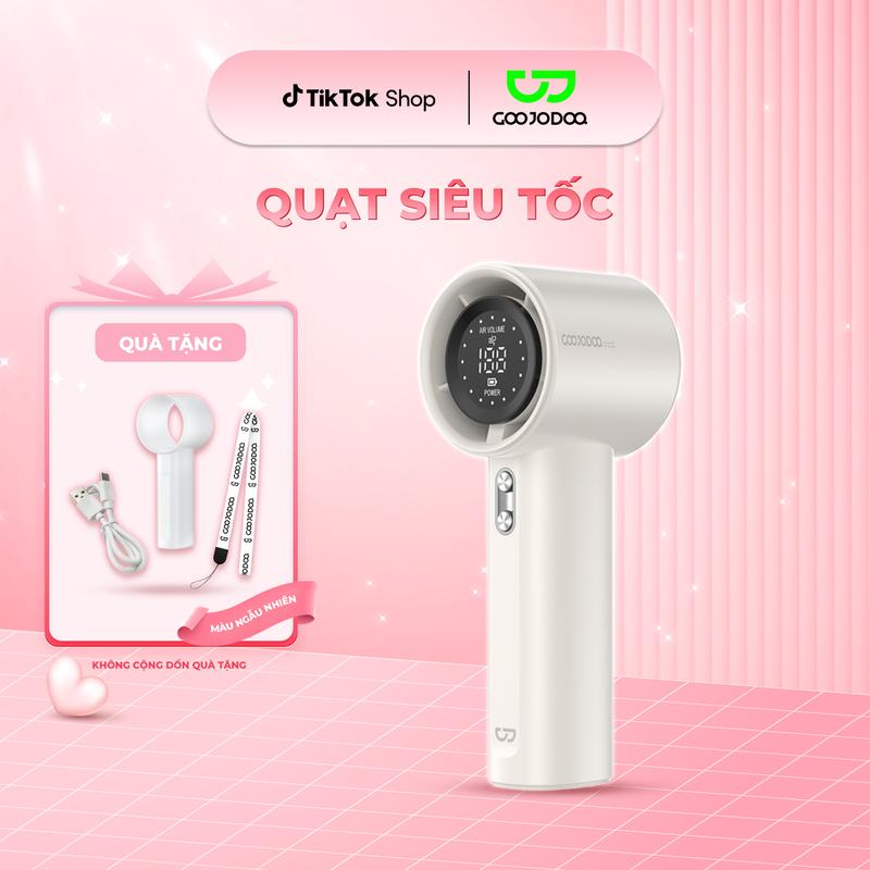 Quạt siêu tốc tặng Ốp. Quạt 100 mức gió, màn hình kỹ thuật số, Usb Mobile PHÙ HỢP LÀM QUÀ TẾT, QUÀ CHO NGƯỜI YÊU Phụ Kiện