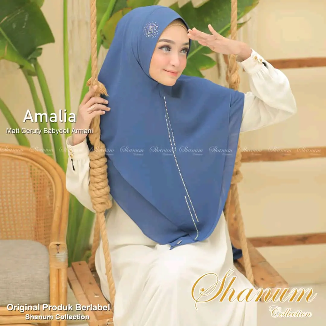 Khimar SUGENG Jilbab Syari Jumbo Premium Ceruty - Ukuran XL - Muslim, Ceruti, Layer, Instan, Panjang, Wanita, Soft, Serut, Kerudung