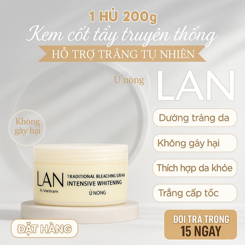 Kem Dưỡngt trắng  Da Body Thái  DÒNG Ủ NÓNG -  Làm Đẹp Da Dưỡng Ẩm Cho Da-CỐT TẨY TRUYỀN THỐNG [200g]