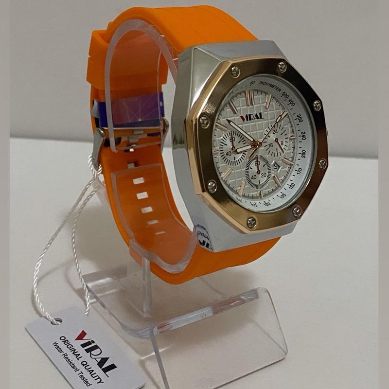 Jam Tangan Unisex Model HB Warna Orange 1