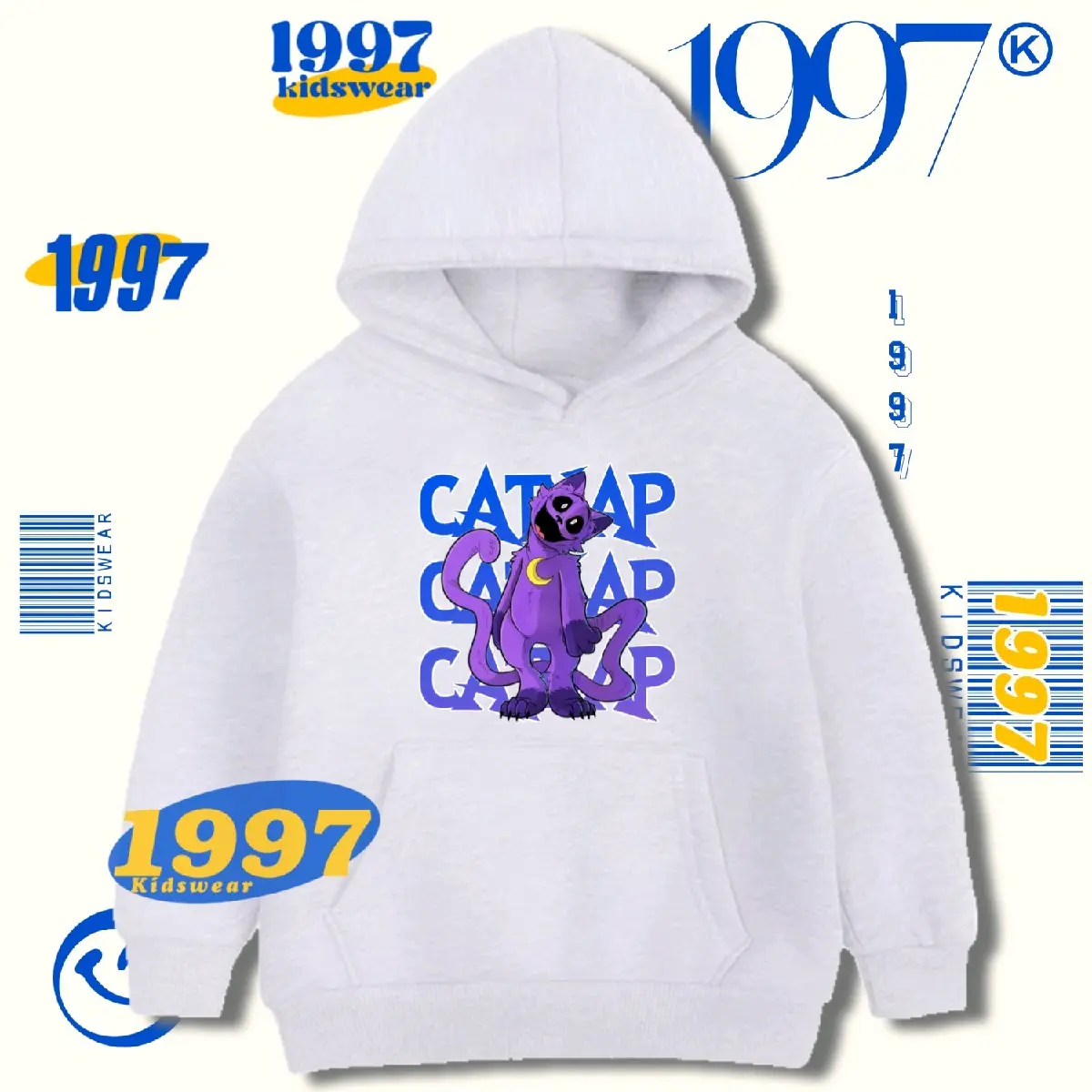 Jaket Baju Anak - Hoodie Sweater Jumper Smiling Critters Catnap & Dogday Poppy Playtime Chapter 3 Gambar Boneka Smiling Kriters Kritters Criters CandyFloss Hoppy Hopscotch Bobby Bearhug Kids Jacket Murah Kaos Baju Tshirt Perempuan Laki Laki Unisex - 008