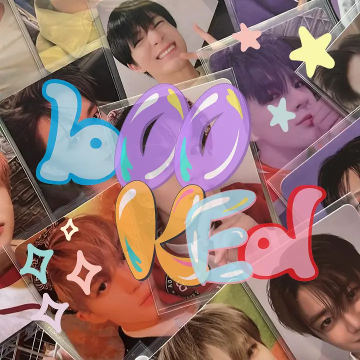 boOKed photocard blveberrypie
