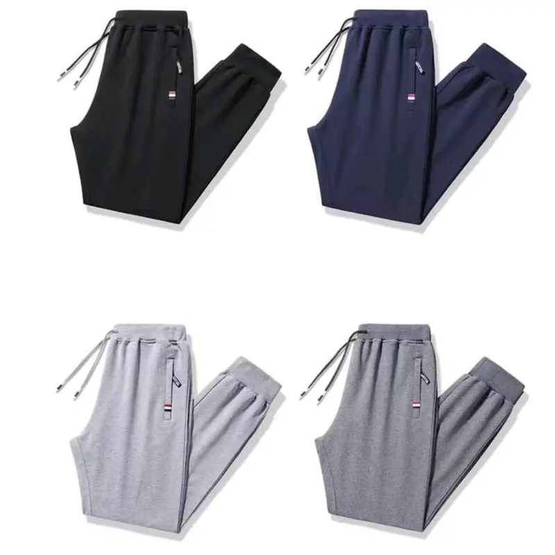 Celana Training Panjang Babyterry polos Tebal Premium pria wanita celana unisex nyaman dipakai olahraga santai sport stylish slim-fit celana jogger Cuci Dingin Extra Small Joggers hypebeast 3