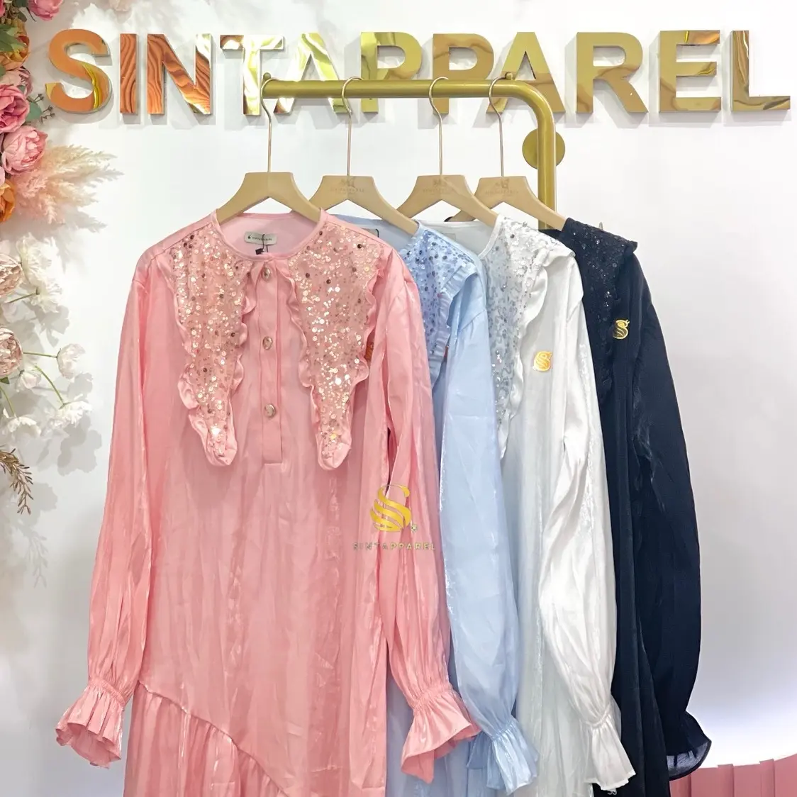 Emily Dress Shimmer Payet Squin Premium