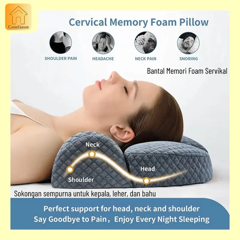 Bantal Neck Spondylitis Pillow Neck Support Pillow Japanese