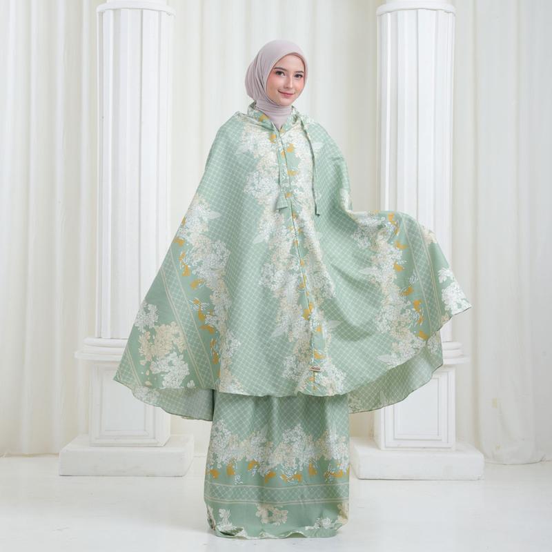 Mukena Travel Dewasa Resleting 2in1 Katun Motif Premium 4