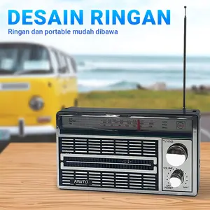 Radio AC/DC 4250 Portable International 2 BAND FM- AM Clasik Antik Suara Kencang
