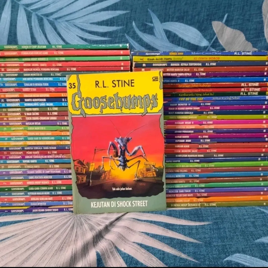 Goosebumps RL Stine Buku Novel Misteri Horor Horror Banyak Pilihan Judul