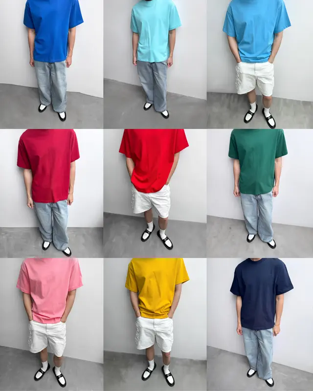 Áo thun trơn MME Basic form Boxy vải premium Cotton 4
