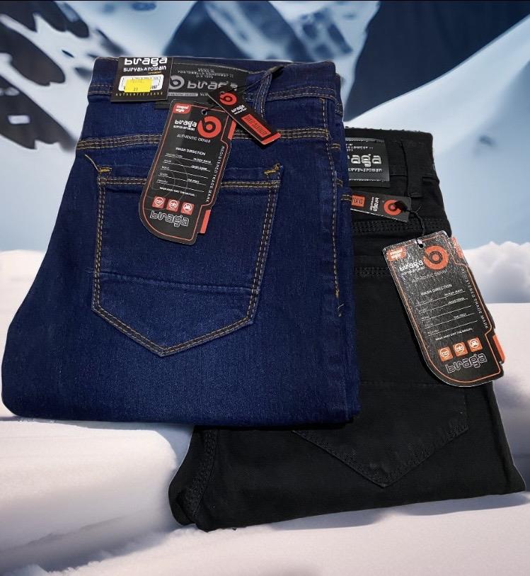 Product Introduction of paket hemat belli 1 dapat 2pcs elana pensil braga fashion slimfit  size 27-38 Jeans Pria Panjang Denim Melar Celana 7