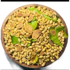 ￼1kg Kacang Kedelai Goreng Premium Daun Jeruk Gurih Renyah dan Halal