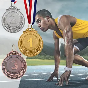 Medali Anak Juara Emas Silver Perunggu - Hadiah Sekolah / Sport Event