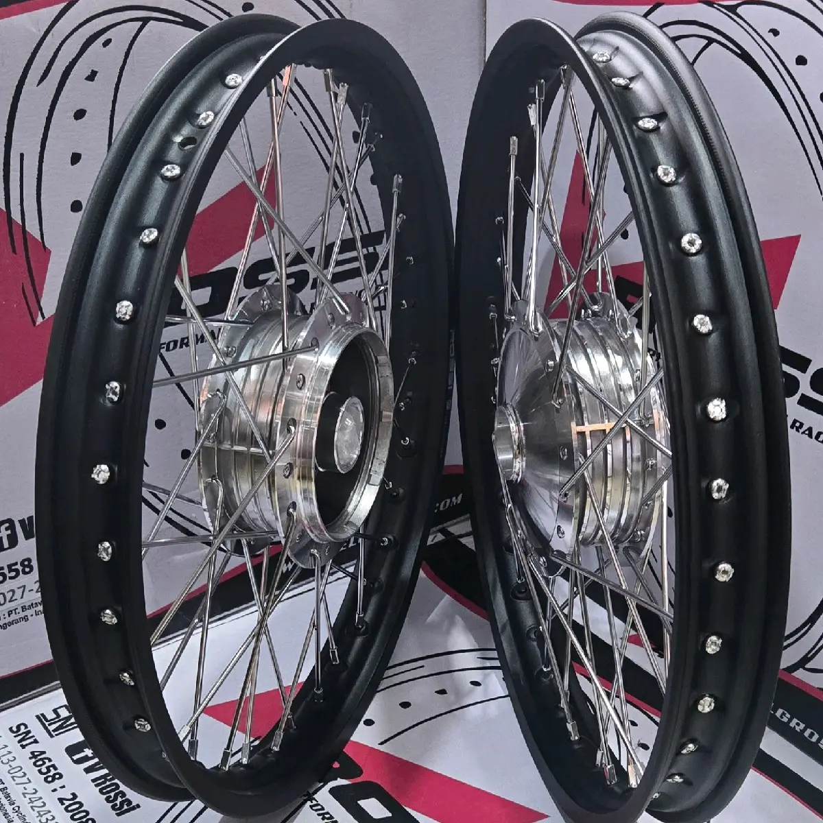 Velg Jari jari Astrea Grand Legenda Supra Old Supra Fit Lama Depan Kampas Tromol Ring 17