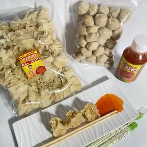 KIANO Dimsum Paket Jumbo 50pcs Dimsum + 50pcs Pentol Free Saos 200ml & Sumpit Kualitas Terbaik