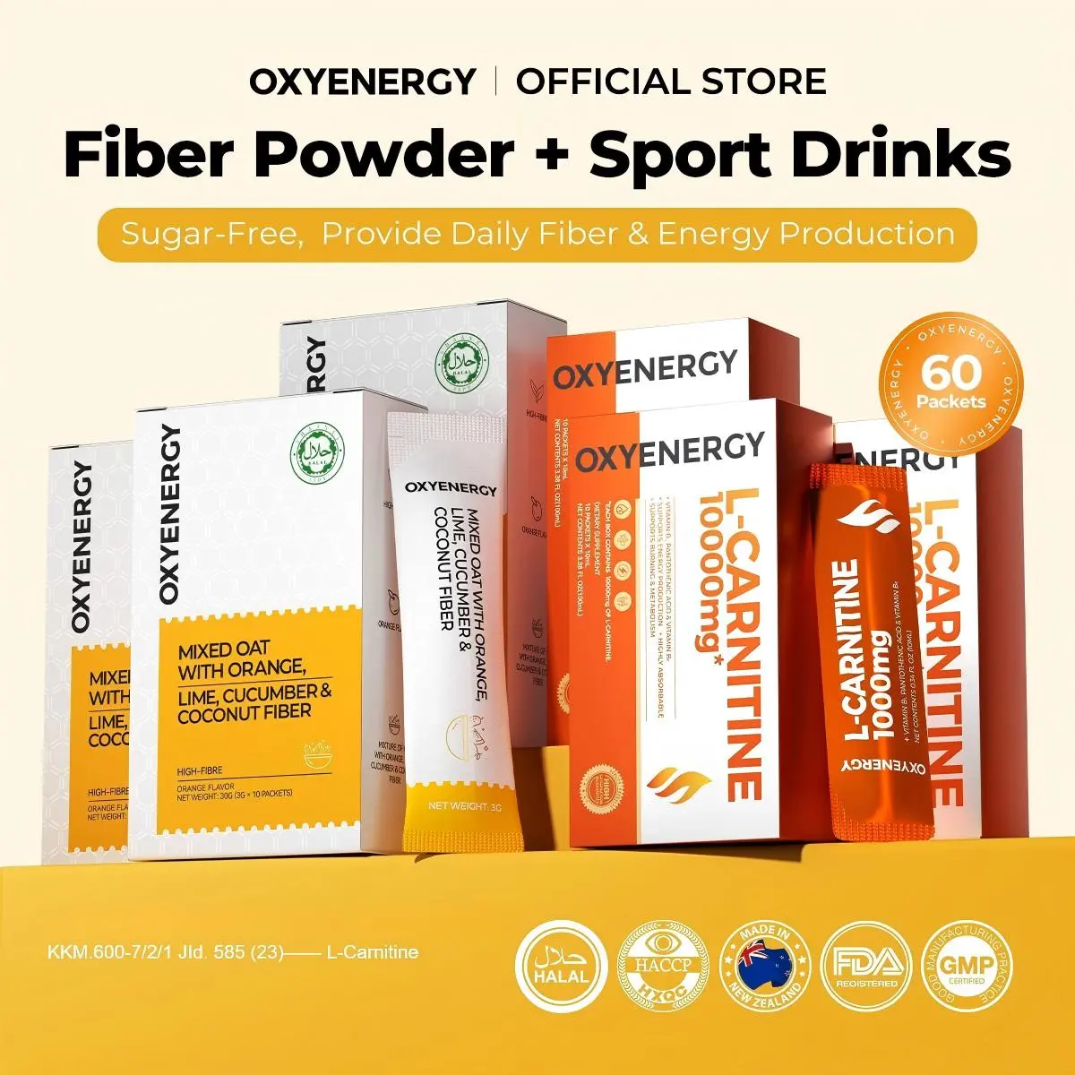como tomar la l carnitina para quemar grasa OXYENERGY, Orange Fit (10's) +L-Carnitine (10's) Combo, Natural Fiber, No  Sugar Added, Provide 1500mg High Dietary Fiber, Orange Flavor, HALAL