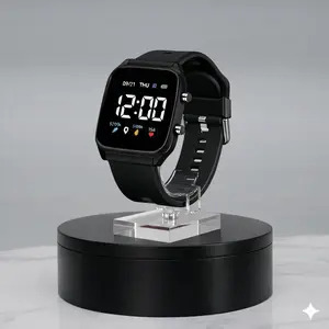 Jam Tangan LED Digital Sporty Display Anak Anak Dewasa Remaja Fashion Korean Style Unisex Water Resistant - Rekomendasi Stylish & Elegan untuk Pelajar Aesthetic