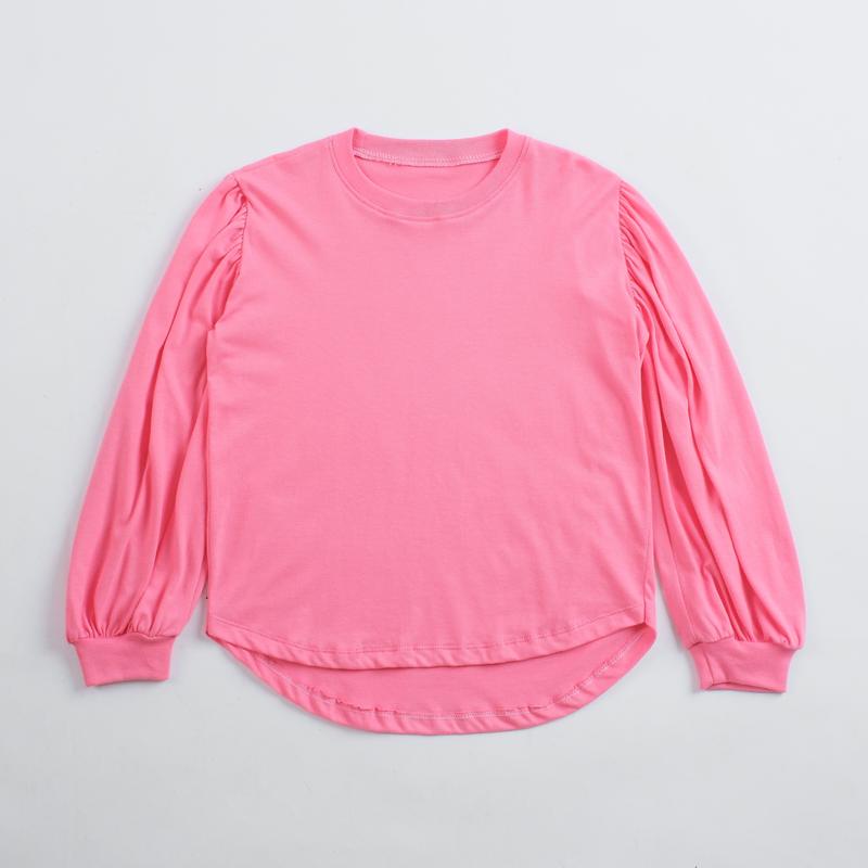 Puffy Blouse Anak Katun Combed Atasan Anak Kaos Lengan Balon Usia 6-9 tahun 3