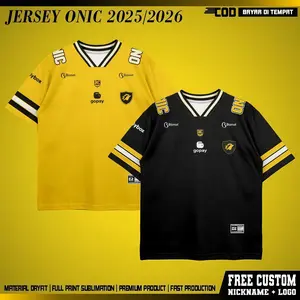 Jersey Onc Terbaru S15-S16 Jersey Oversize Gratis Pasang Nama Dan Custom Logo Bahan Dryfit Nyaman Dipakai Nyaman Olahraga Sport