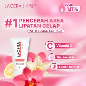 Lacera Axilarry Cream Brightening Vitamin & Moisturizing Extract untuk Ketiak, Siku, dan Lipatan